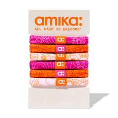 soft-touch hair ties signature print hair elastics